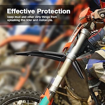 Leopauto Dirt Bike Front Fende, Detachable Motorcycle Front Fender